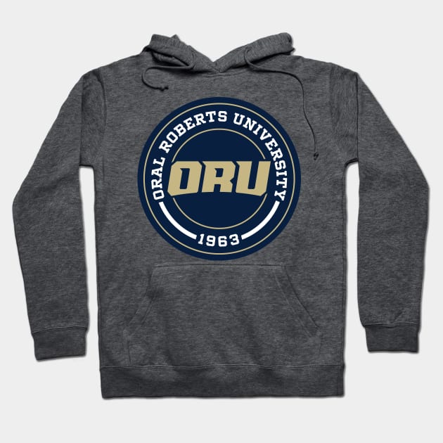 Oral Roberts - Circle Design Hoodie by Josh Wuflestad